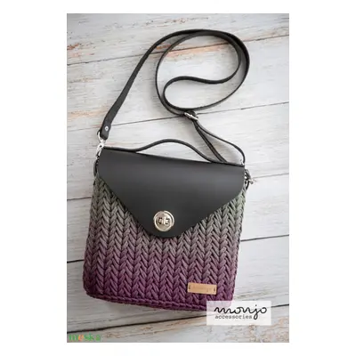 'Fiona' horgolt crossbody táska