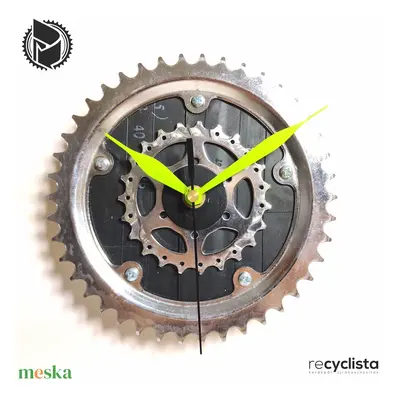 recyclock MES-047 - falióra újrahasznosított kerékpár alkatrészekből