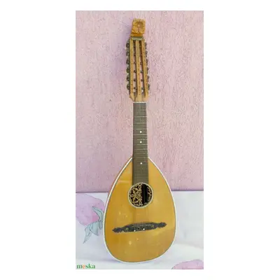 Antik Mandriola vagy Tricordia, 12 húros mandolin. Meinel - Herold 1910-1920 évek