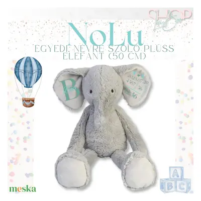 NoLu - Emlékőr plüss elefánt (50 cm)