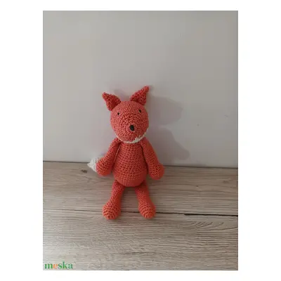 Rozsda amigurumi róka