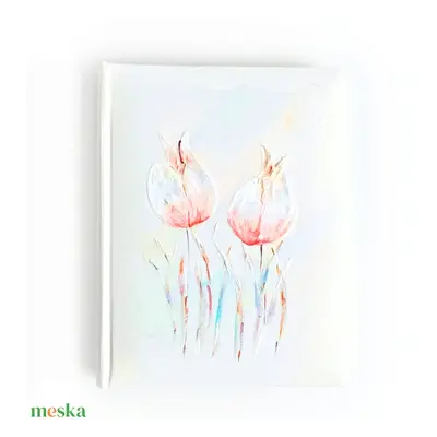 Tulipános fotóalbum 13x18 cm-es fotóknak