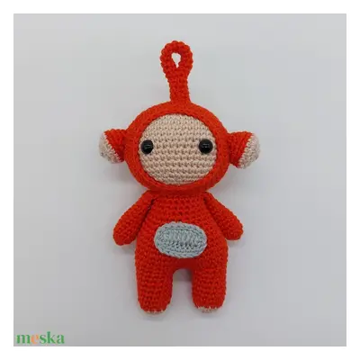 Piros kis amigurumi figura