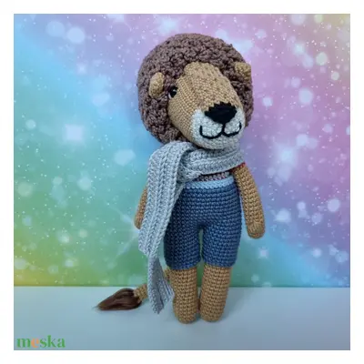 Horgolt oroszlán amigurumi