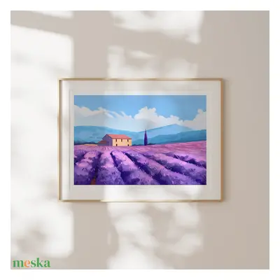 Provence ihletésű Travel Poster falikép