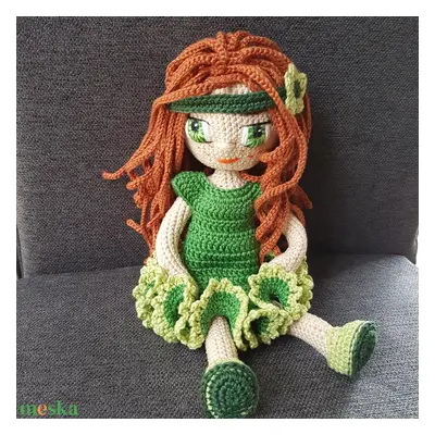 Zoé baba - horgolt, amigurumi baba - játékbaba