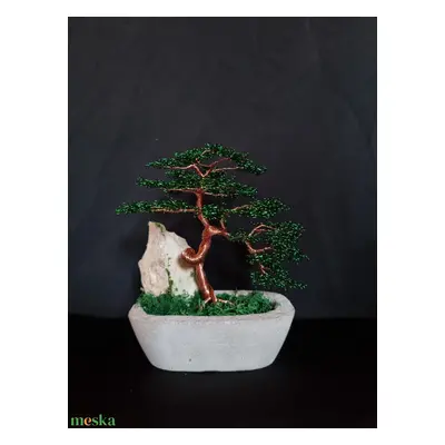 Limitált drót bonsai fa