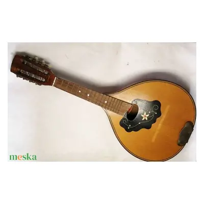 Ritka 8 húros Mandolin Csehország 1950-s évek.