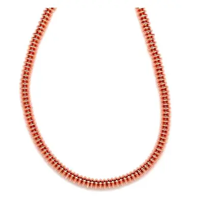 Hematit szin rose gold korong 4x1mm