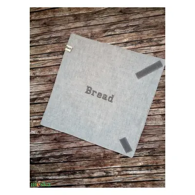 "Bread" hímzett - újraszalvéta Zero Waste