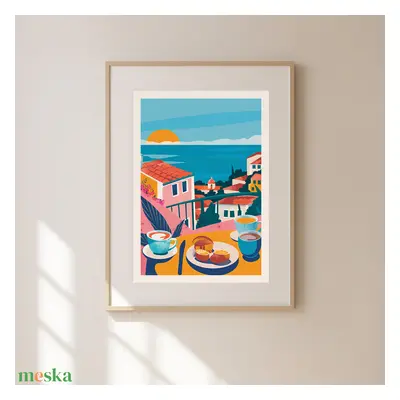 Portugália Inspirálta Travel Poster – Egyedi és Hangulatos Dekoráció