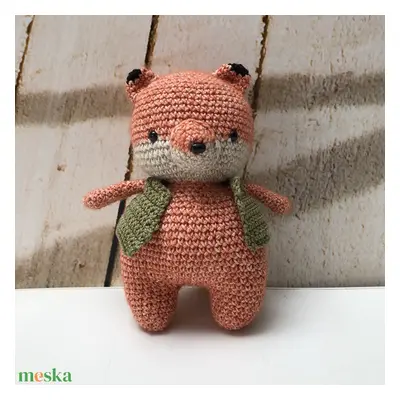 Róka koma - amigurumi