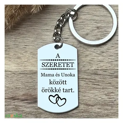 Ajándék mamának, Mama-Unoka kulcstartó