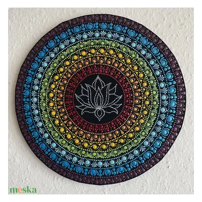 Mandala csakra színekkel