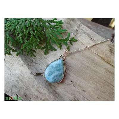 Ezüst medál Ag925/1000 Larimar