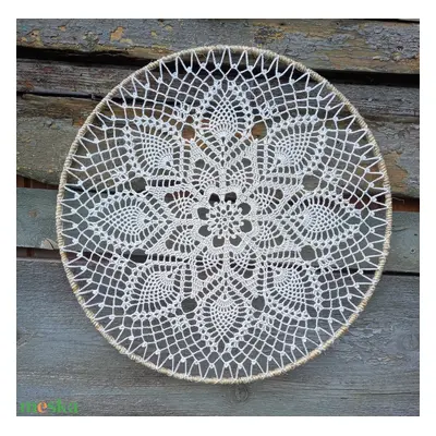 Horgolt mandala (40 cm)