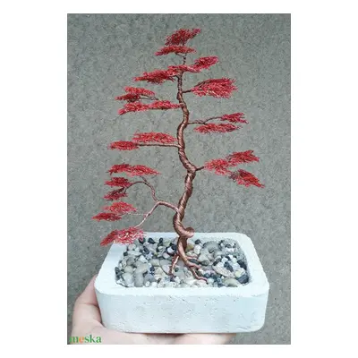 Színes drót bonsai