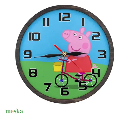 Dekoratív falióra - Peppa malac