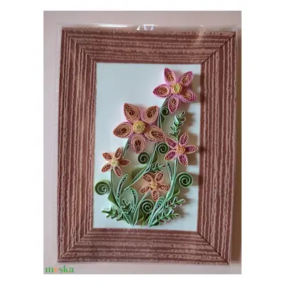 Quilling falikép