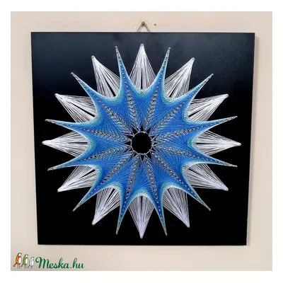 String Art/Fonalgrafika/Mandala: Fali kép K01-02-40X40