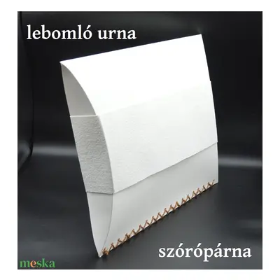 Lebomló urna szórópárna, bio urna vízi szóró párna