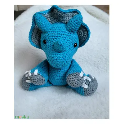 Horgolt dinó amigurumi