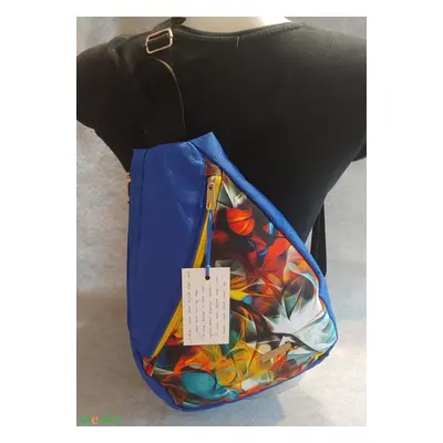 Designer BodyBag "Blue rainbow"