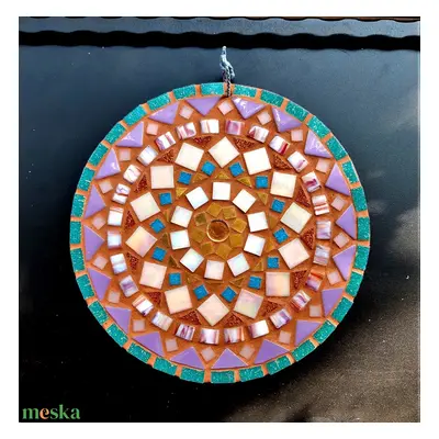 REKREDENC - Mozaik mandala falikép 25 cm (05)