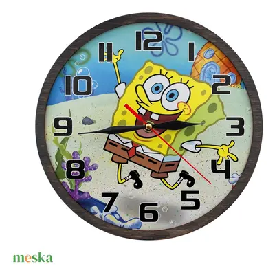 Dekoratív falióra - Spongybob