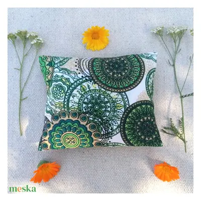 Mandala mintás meggymag párna