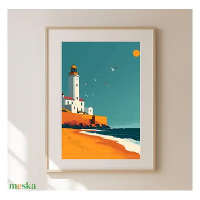 Ébredjen Brighton Varázsában: "Travel Poster" Falikép