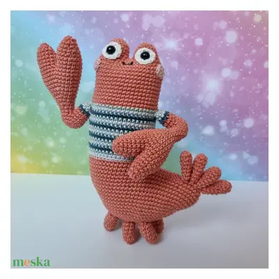 Horgolt rák amigurumi