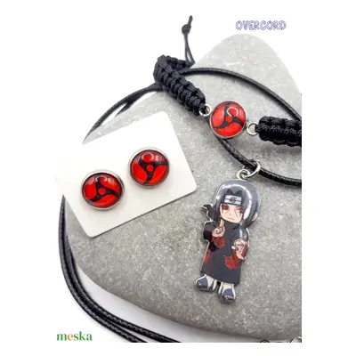 ITACHI (Naruto/anime) 3 db-os szett ajándék hűtőmágnessel