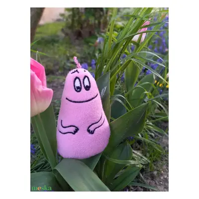 Barbapapa plüss kulcstartó