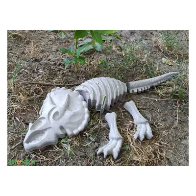 Beton Dinoszaurusz csontváz Triceratops