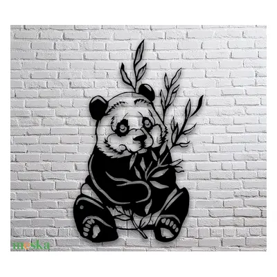 Panda In Bamboo - Egyedi kompakt fali dekoráció