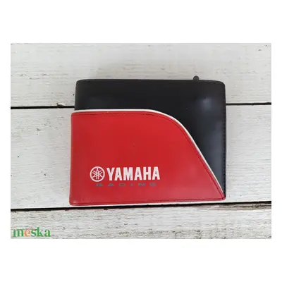 Yamaha_motoros, bőr, férfi pénztárca