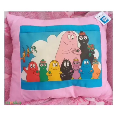 Egyedi barbapapa mintás párnák