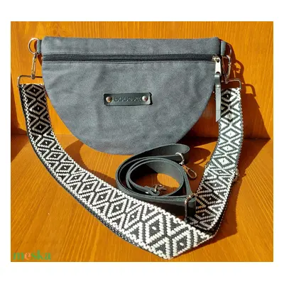 Grammicus kollekció - fekete oldal- és övtáska/Bum Bag/Fanny Pack/Waist Bag/Belt Bag