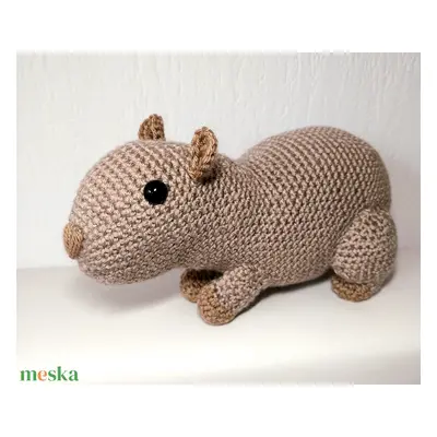 Horgolt capybara