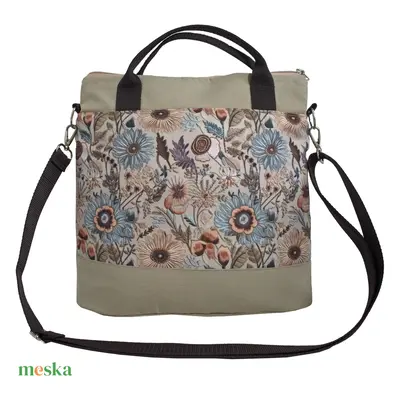 Virágos variálható crossbody táska