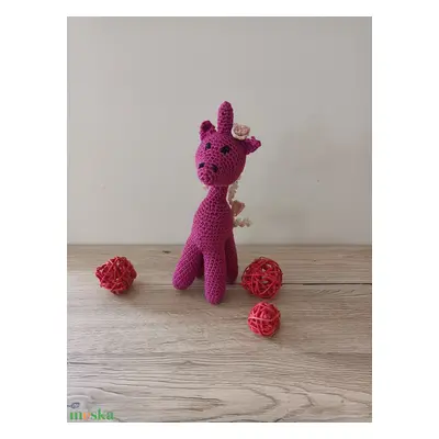 Amigurumi unikornis Tündöklő