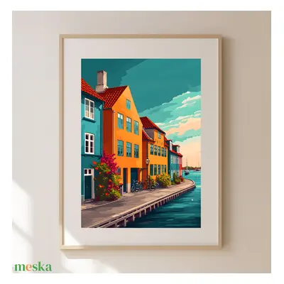 Stockholm Eleganciája Otthon: Egyedi "Travel Poster" Falikép