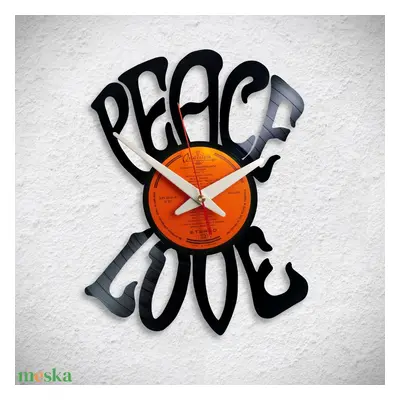 Peace Love - Bakelit falióra