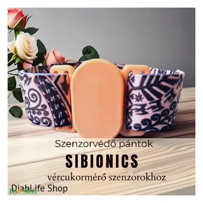 Sibionics szenzorhoz rugalmas szenzorrögzítő karpánt (rugalmas, teljes fedésű keret) szenzorpánt