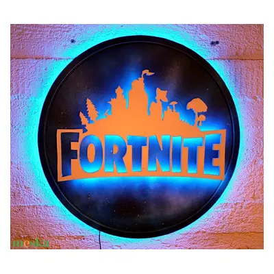 Fortnite - világító falikép