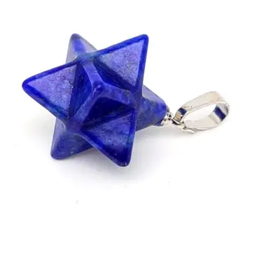 Merkaba medál Lapis lazuli 2x2cm