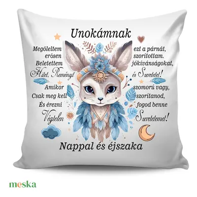 Egyedi párna Unokának