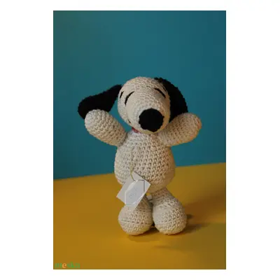 Snoopy amigurumi figura