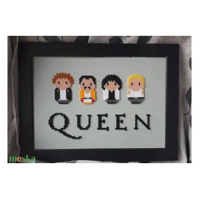 QUEEN pixel art kép